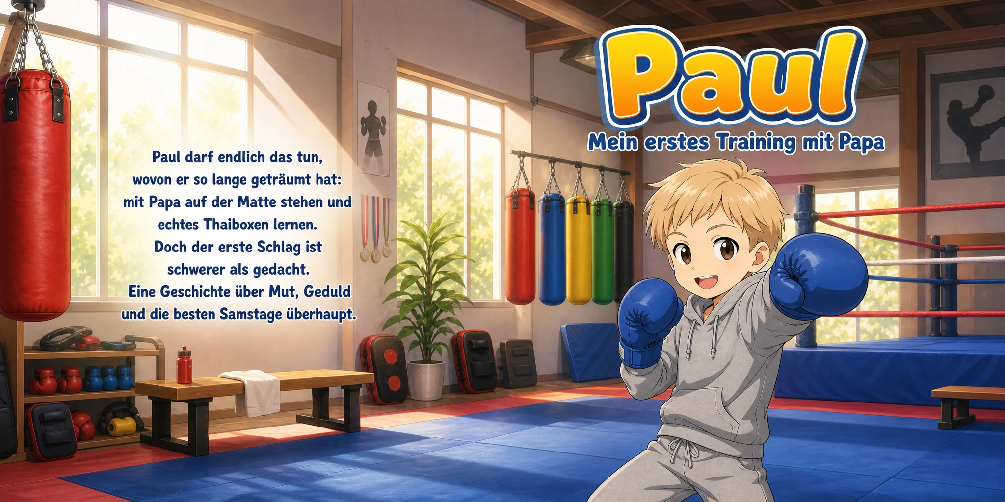 Pauls Geschichte - personalized children's book in the Sports theme