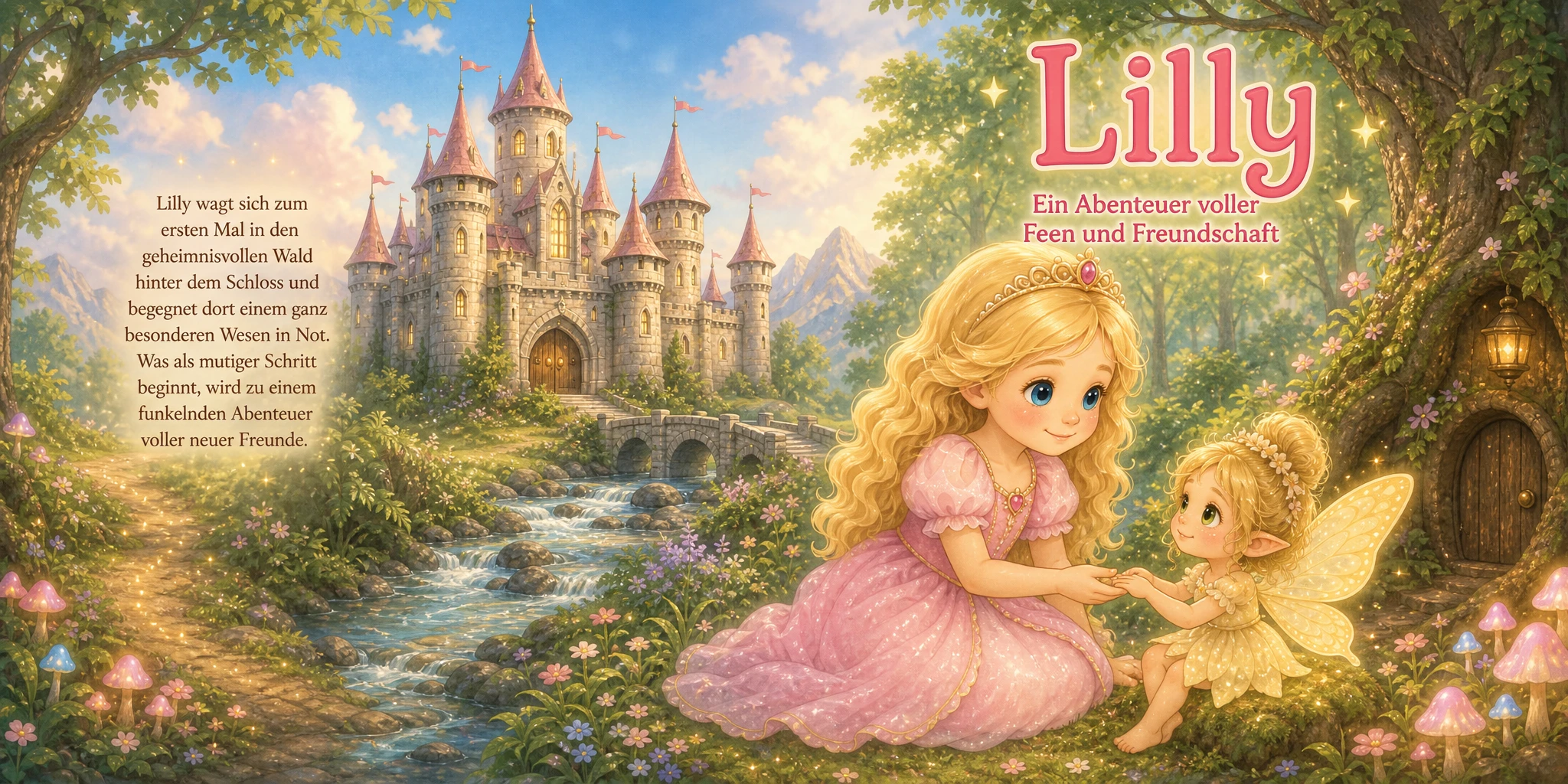 Lillys Geschichte - personalized children's book in the Friendship theme