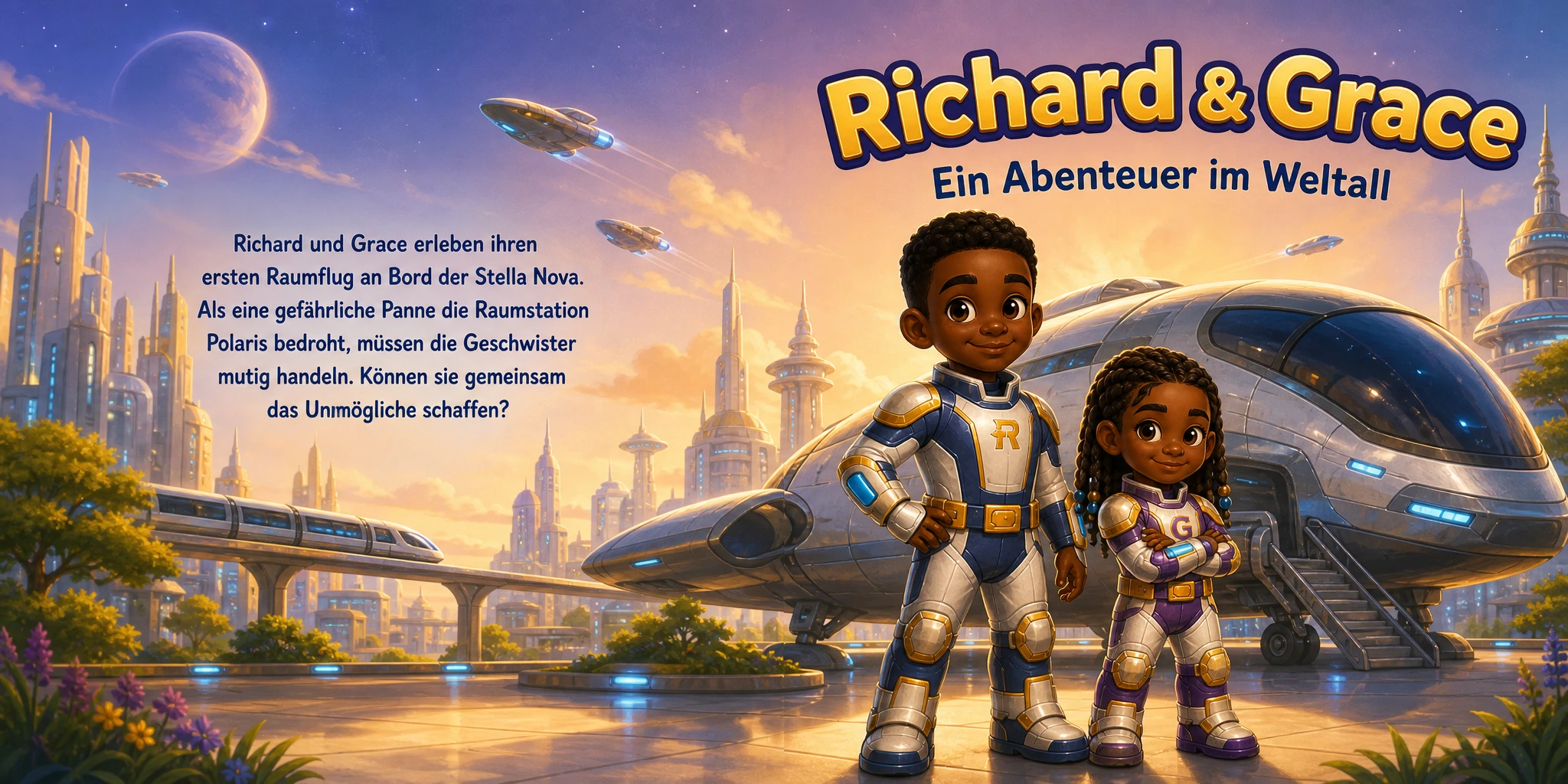 Richards Geschichte - personalized children's book in the Future & Technology theme