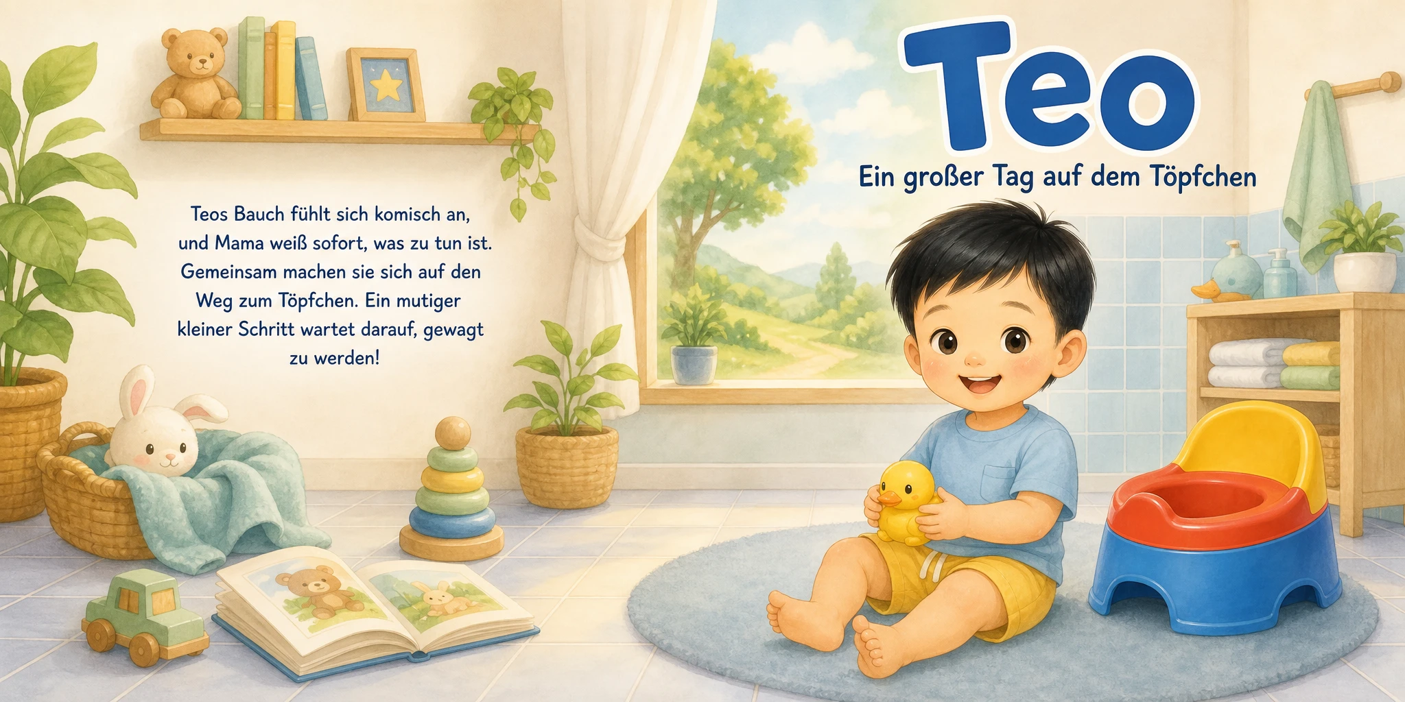 Teos Geschichte - personalized children's book in the Family theme