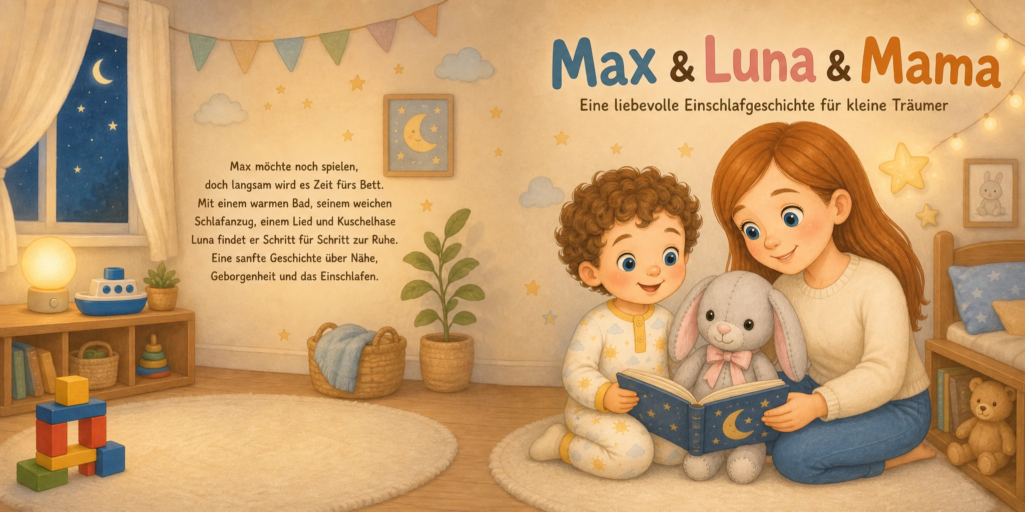 Buchcover von „Gute Nacht, kleiner Kuschelhase“