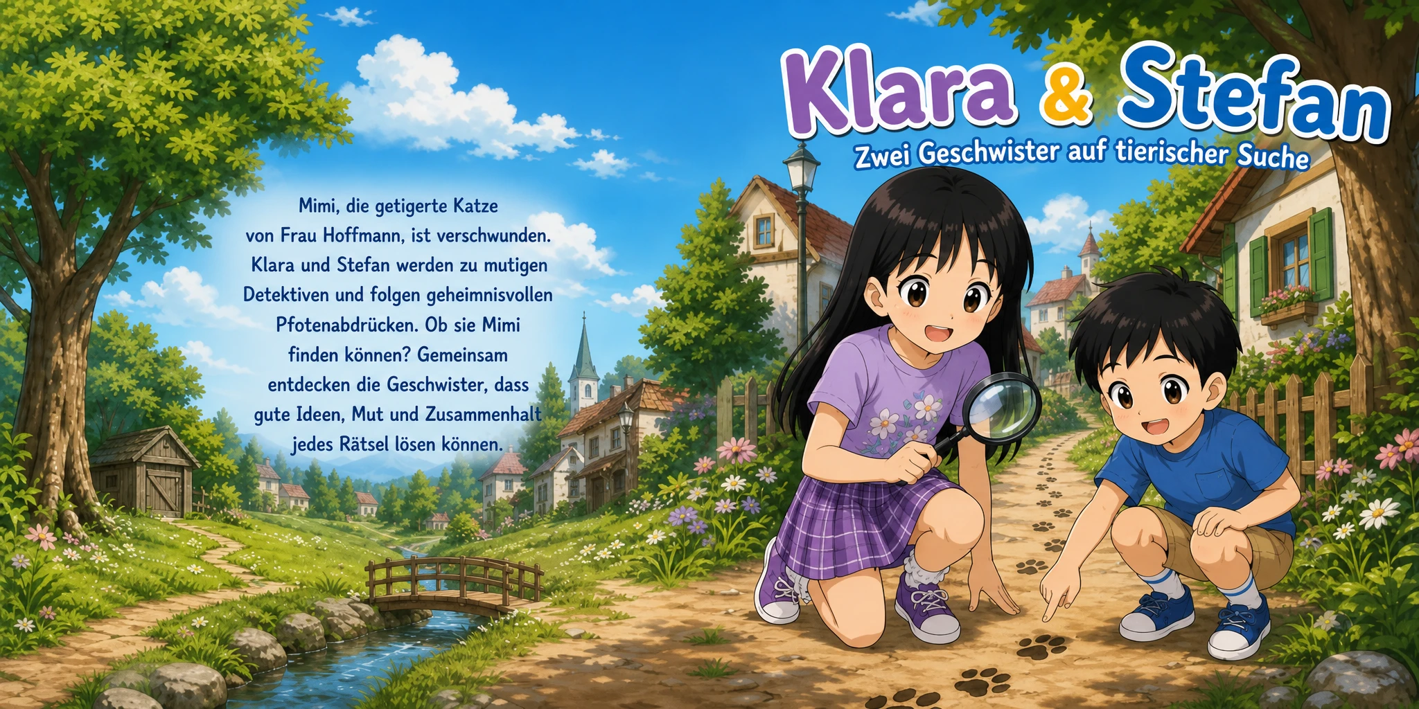 Buchcover von „Die Spur im Garten“
