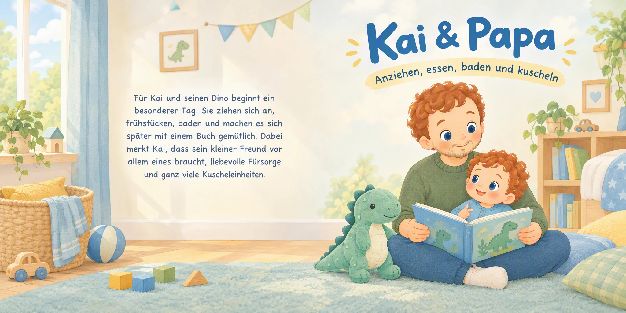 Buchcover von „Ein Tag mit dem Dino“