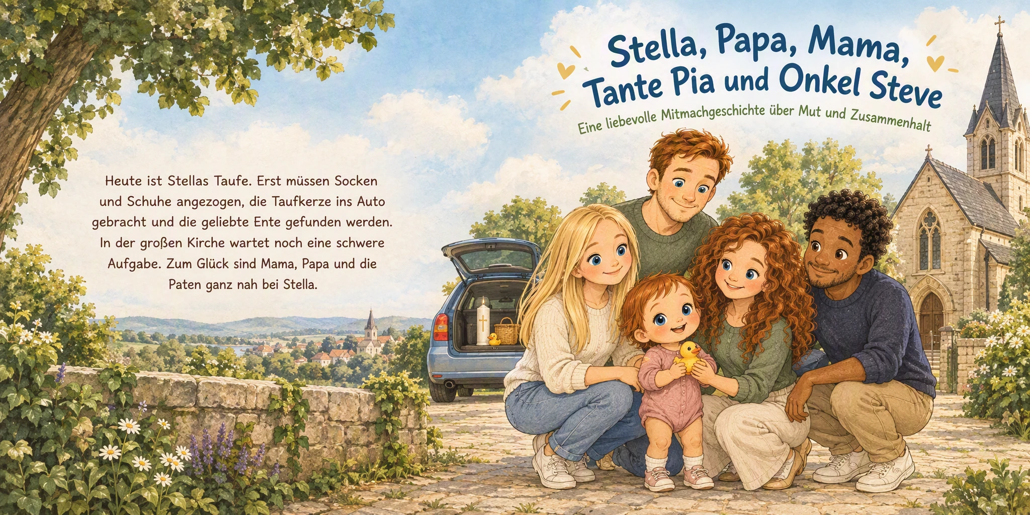 Buchcover von „Noch fünf Sachen bis zur Taufe“