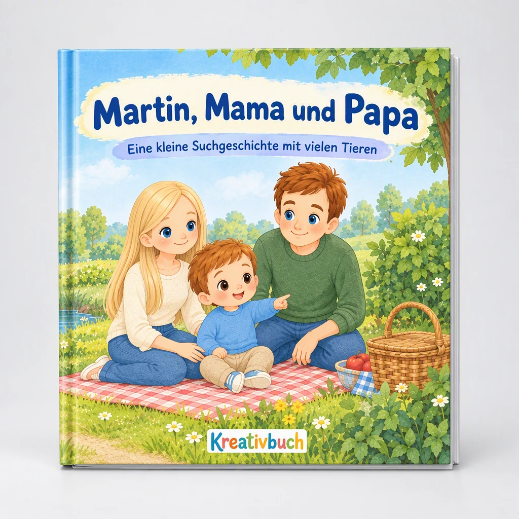 Persönliches Kinderbuch-Beispiel: Wo ist Hase?