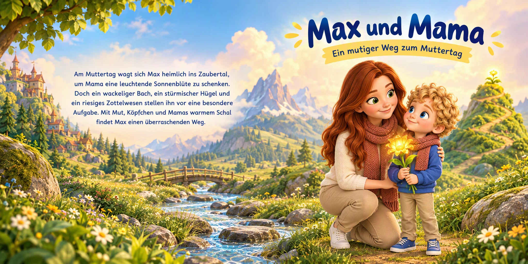 Buchcover von „Die Sonnenblüte im Zaubertal“