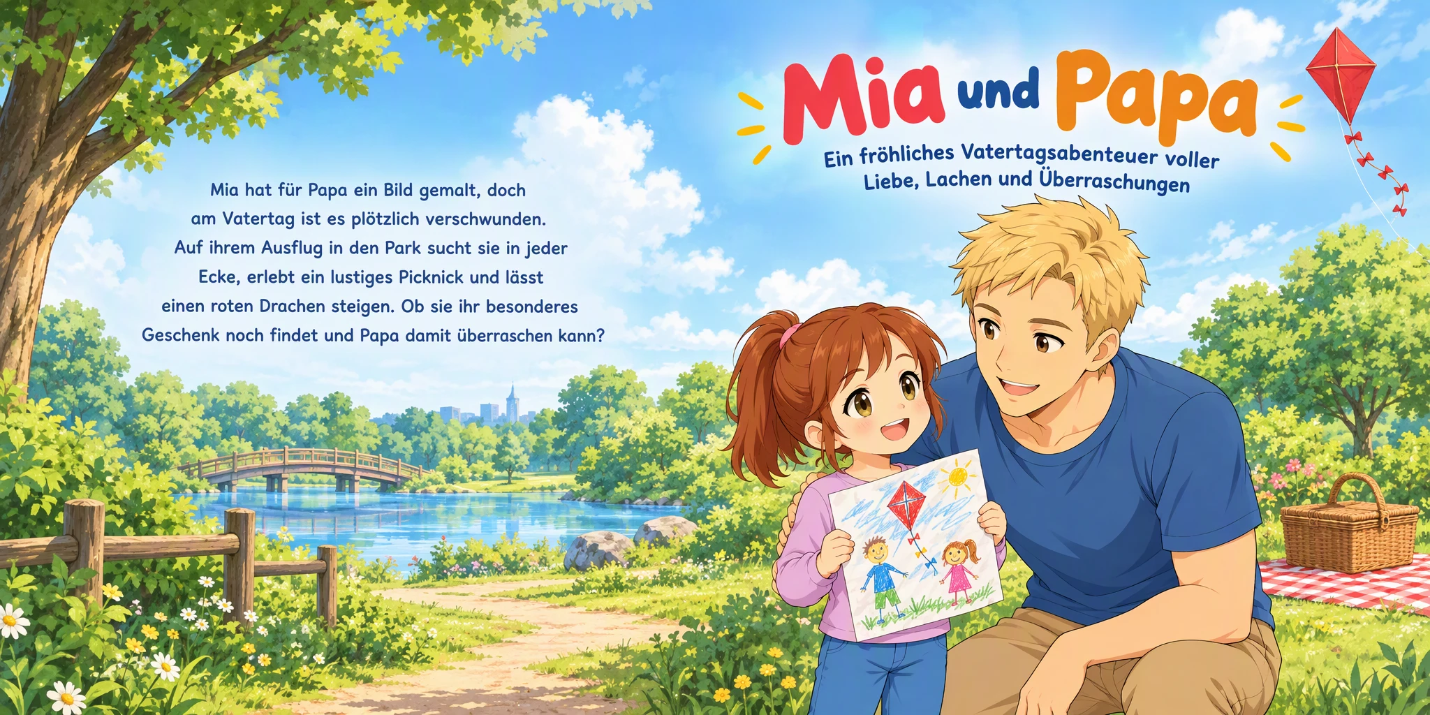 Buchcover von „Wo ist nur mein Bild für Papa?“