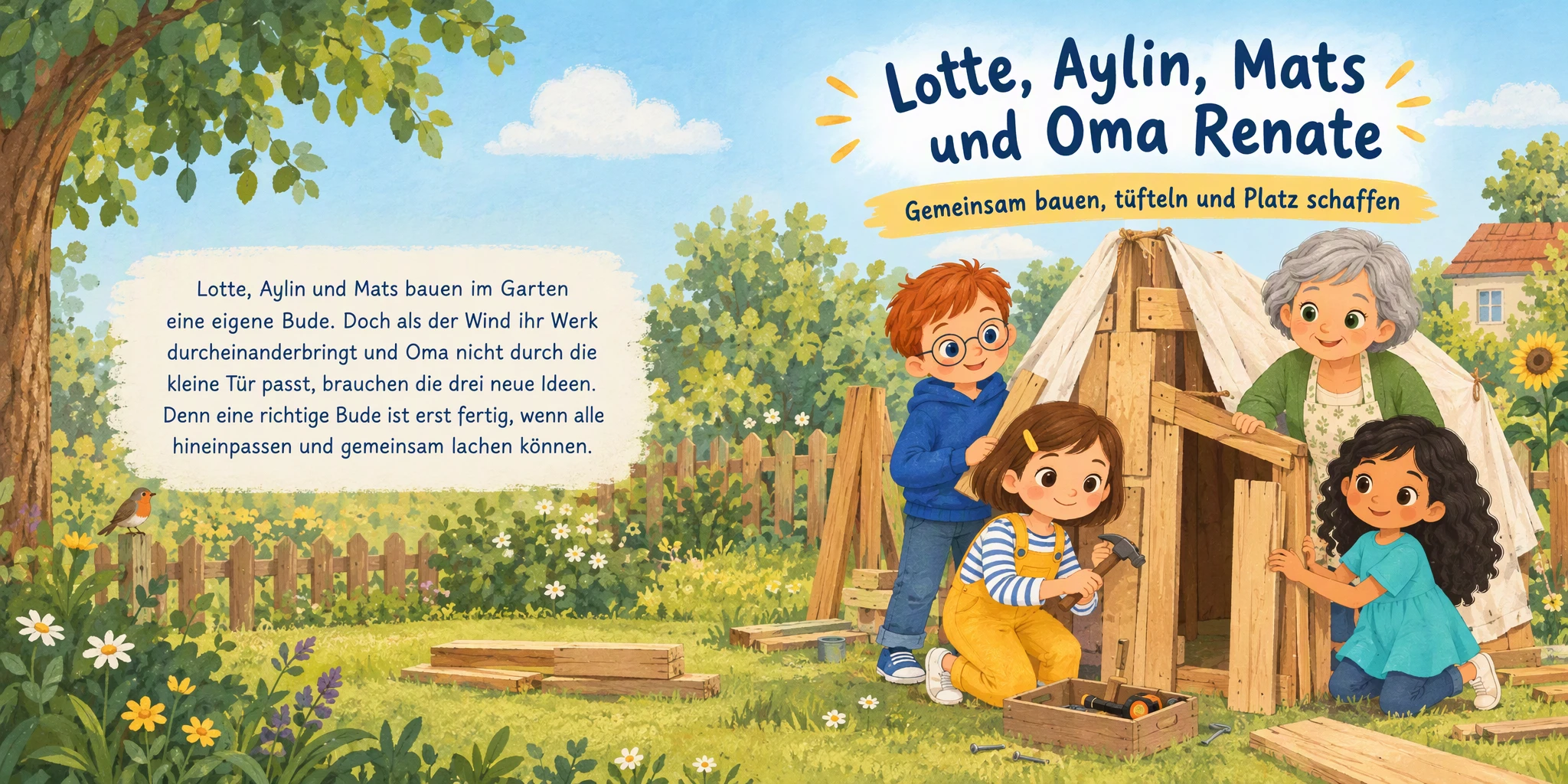Buchcover von „Die Bude für alle“