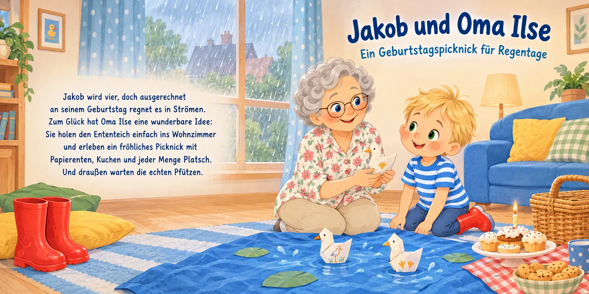 Buchcover von „Platsch, ich bin vier!“