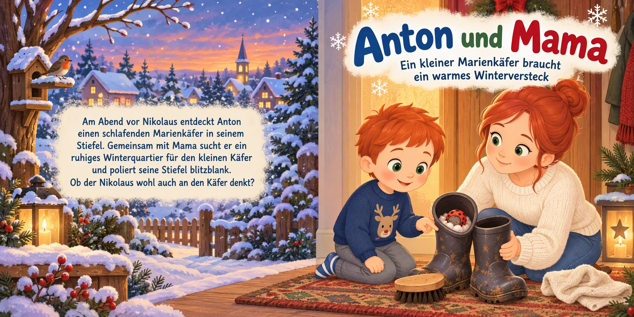 Buchcover von „Antons glänzende Stiefel“