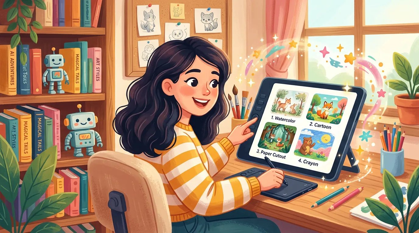 The Magic of AI Illustrations: How Kreativbuch Creates Beautiful Art